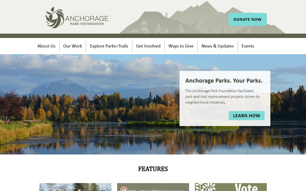 Anchorage Park Foundation cemetery documentation showing historic burial grounds in Anchorage Alaska