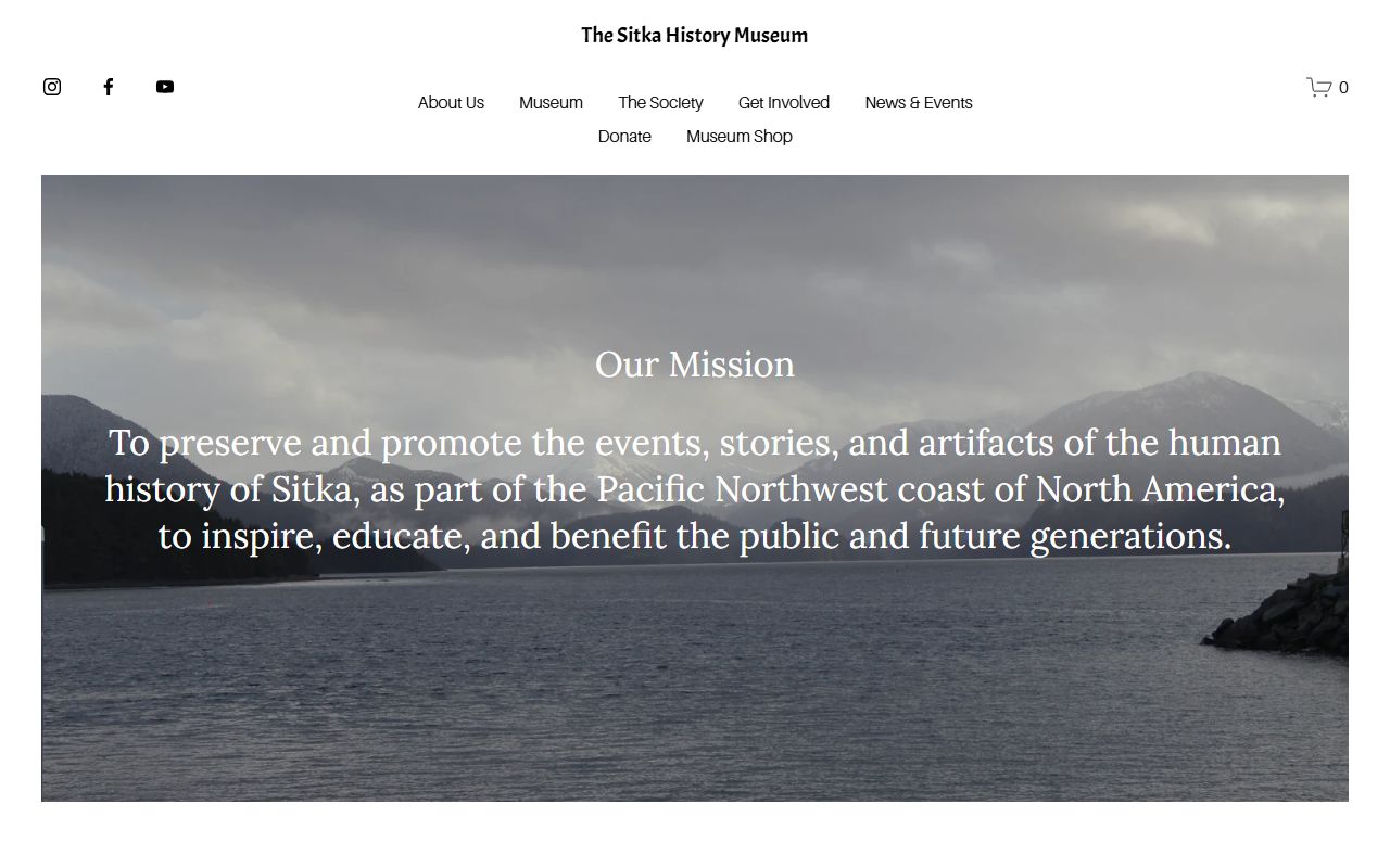 Sitka Historical Society and Museum at 330 Harbor Drive holding Sitka genealogy collections