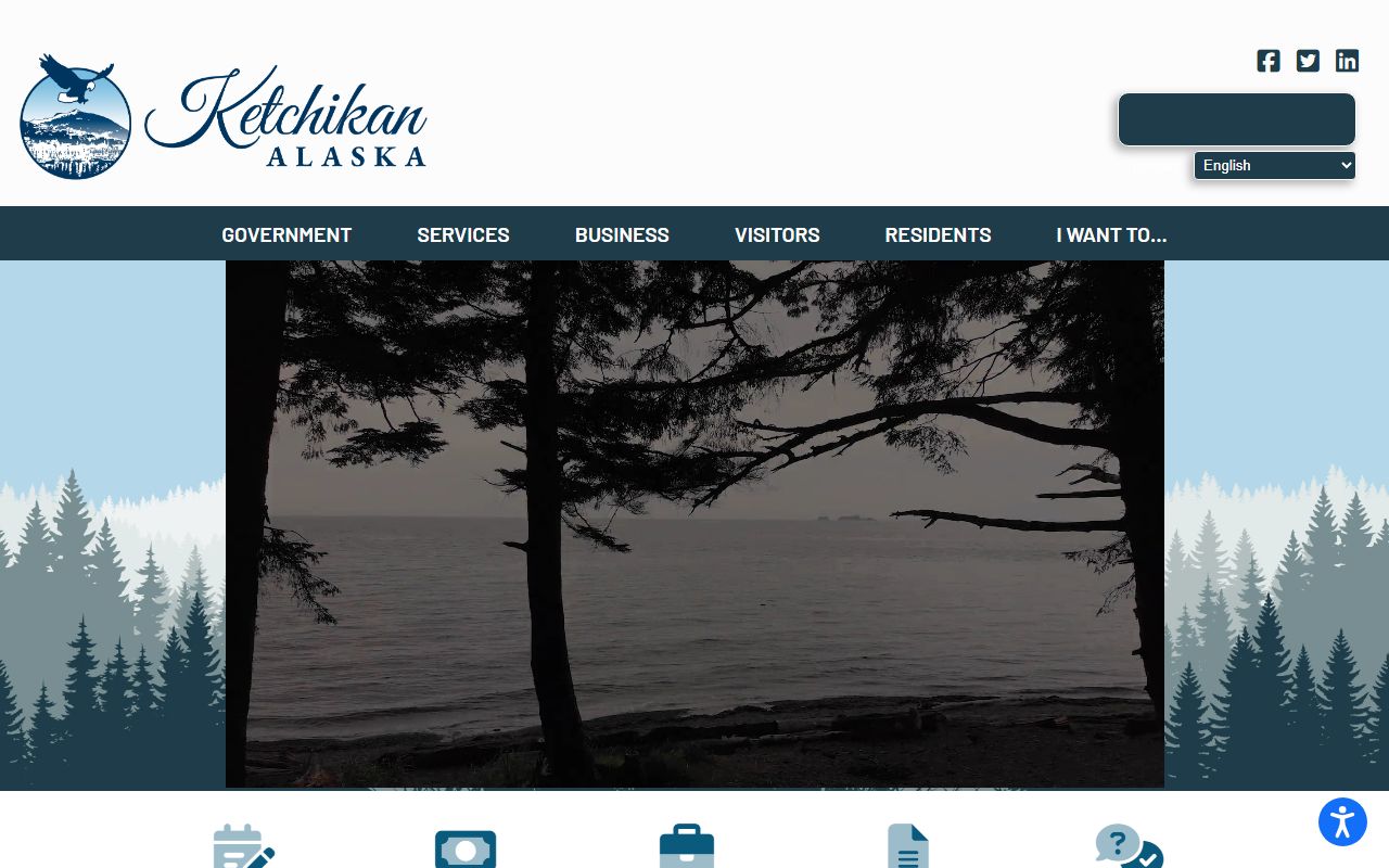 City of Ketchikan government offices, gateway to public records and genealogy research