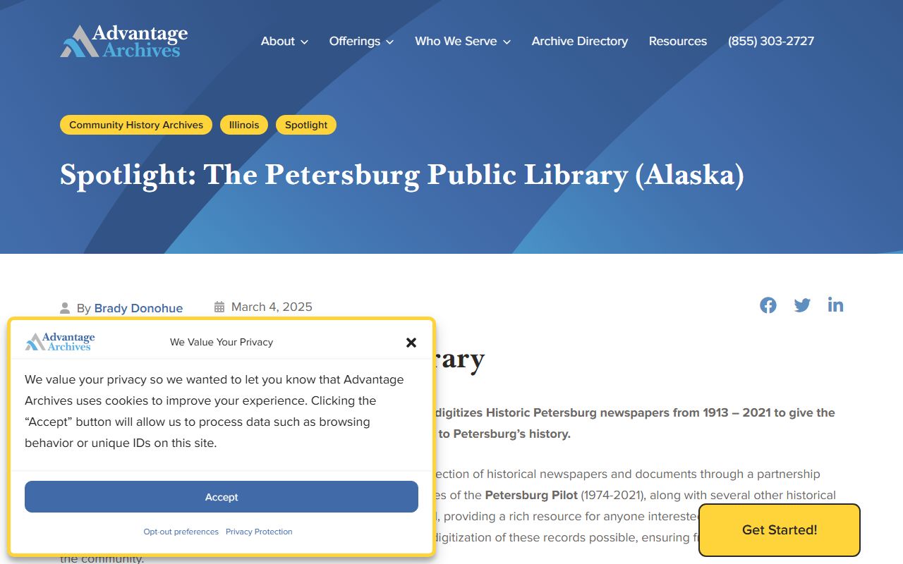 Petersburg Public Library newspaper collections and genealogy research resources