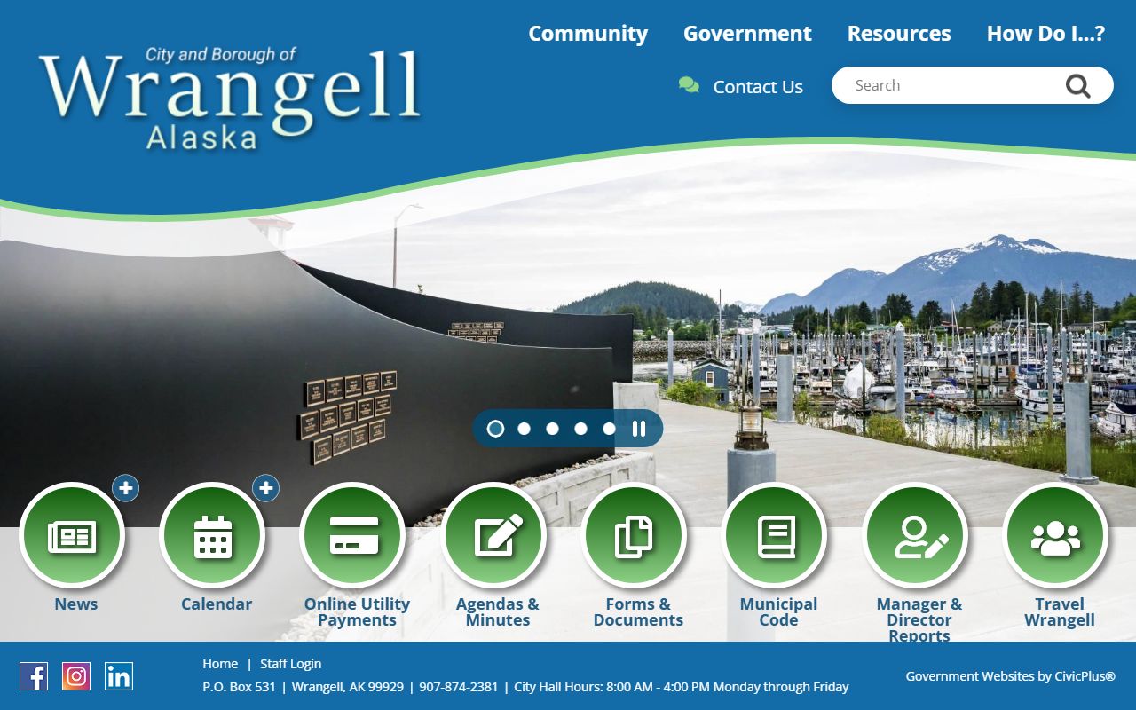 City and Borough of Wrangell - official government and records access