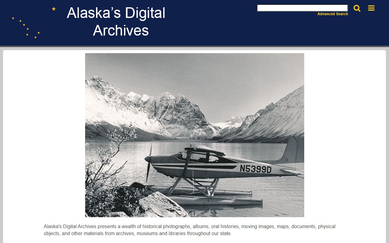Alaska Digital Archives historical photographs documents and oral histories