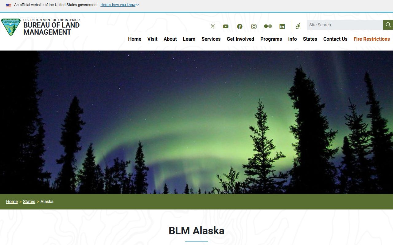 Bureau of Land Management Alaska land patent and mining records